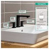 Hansgrohe 72532 Rebris E 1.2 GPM Widespread Bathroom Faucet - Brushed Nickel
