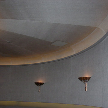 Acoustical fabric walls