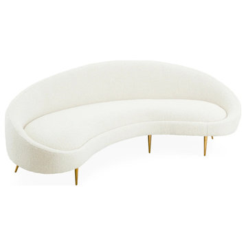 Ether Curved Sofa, Olympus Oatmeal