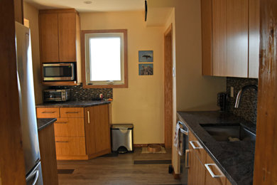 Inspiration for a contemporary kitchen remodel in Other