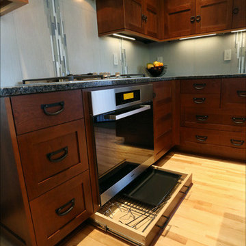 1907 SE Portland Japanese Tansu Style Kitchen Remodel
