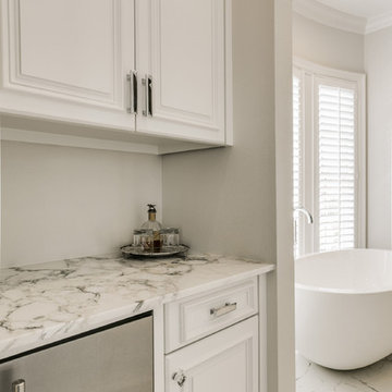 Calacatta Supremo Marble Master Bath