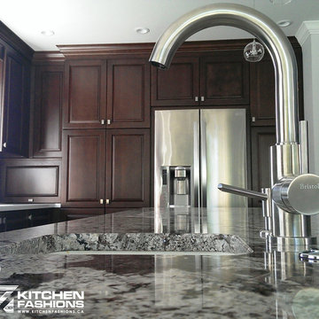 Elegant Dark Cherry Kitchen