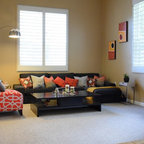 Window Treatments - Modern - Living Room - Miami - by Kathryn Interiors