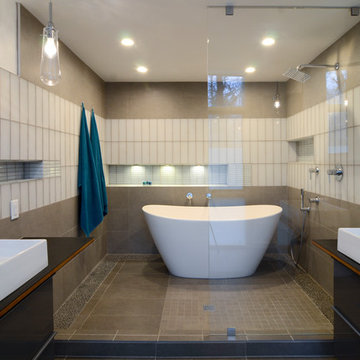 Mid-century Modern Master Bath