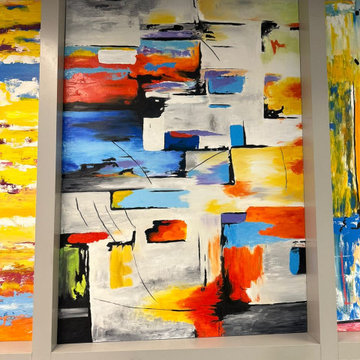 Modern Vibrant Abstract Art - Gleneagles Hospital @ Medini, Johor