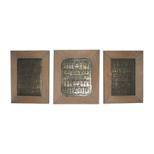3 Antique Persian Door Panels - RARE