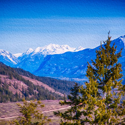 Looking to Mazama from Sun Mountain - Artwork