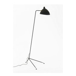 Astrom Floor Lamp | Black / Brass - Floor Lamps