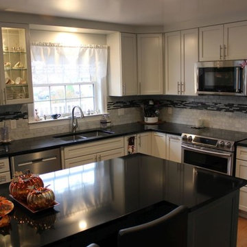 Bali Island with Moonshine kitchen cabinets