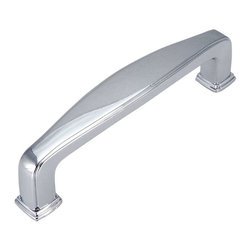 Cosmas - Cosmas 4390CH Polished Brass 3-1/2&rdquo; CTC Cabinet Pull - Cabinet And Drawer Handle Pulls