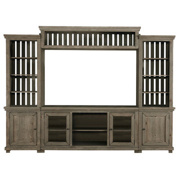 Willow Complete Wall Unit, Weathered Gray
