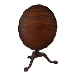 Philadelphia Chippendale Tilt Top Tea Table - Side Tables And End Tables