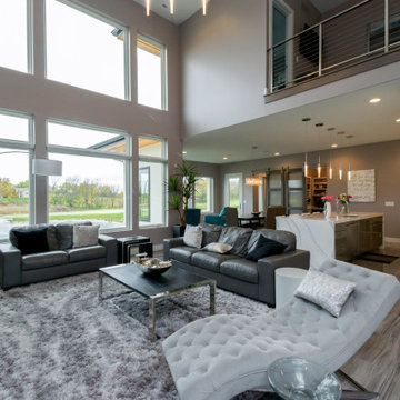 Contemporary Modern 2 Story Plan #57916