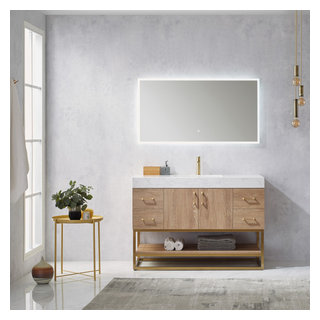 Bahia Bath Vanity - Contemporary - Bathroom Vanities And Sink Consoles - by  Vinnova, Houzz