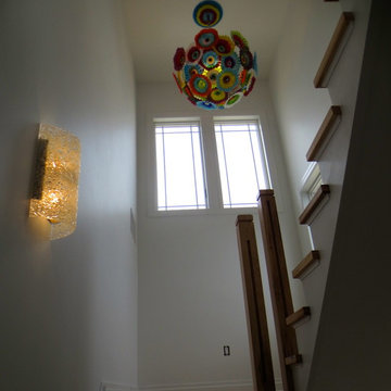 Flower Chandelier Installation : Seaside Park NJ Hurricane Sandy Reconstruction