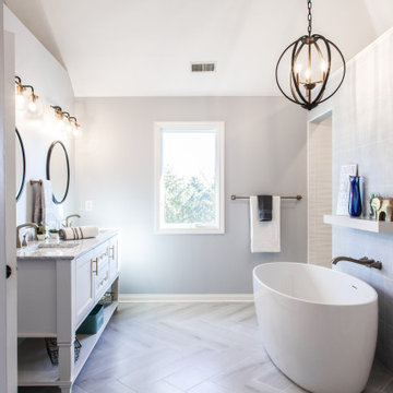 Westfield Waterfall Wall Master Bath