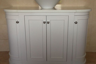 Curved Vanity Cabinet