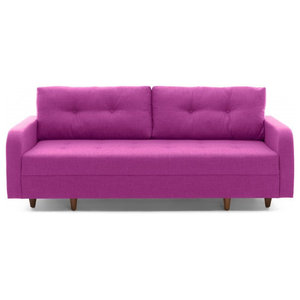 Chai Microsuede Sofa Bed Contemporary Futons By Empire Sleeper Sofa With Storage Magenta
