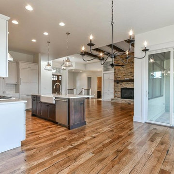 Contemporary Custom Build with Rustic Charm