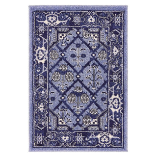 Rug Unique Loom La Jolla Blue Rectangular 2'2x3'0 - Mediterranean ...