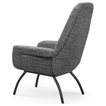 Alberto Accent Chair Dark Grey