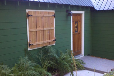 Example of a classic exterior home design in Other