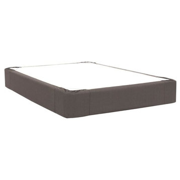 Howard Elliott Sterling Charcoal Twin Boxspring Cover