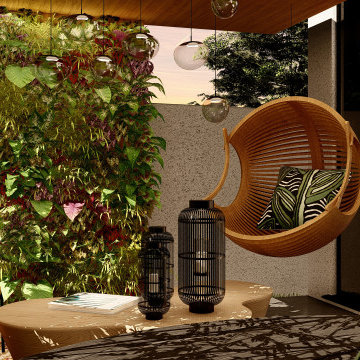 Terrasse végétalisée