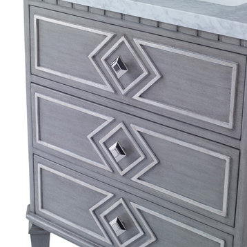 Ambella Home Collection Diamond Sink Chest
