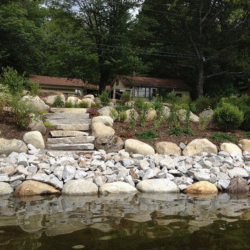 Our Work - New Lakeside Access and Retaining Wall