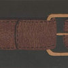 Wallpaper Border Big Belt Dressing Brown Black Gold 4.5"x15' HU6000B