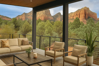 Patio - contemporary patio idea in Phoenix