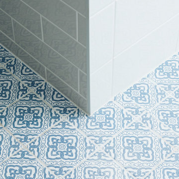 Eastbourne Blue Bathroom
