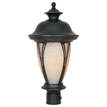 Designers Fountain - Designers Fountain FL30536-AM-BZ 11 Inch Post Lantern - 11 Inch Post Lantern Bronze Amber Shade *UL: Suitable for wet locations Energy Star Qualified: n/a ADA Certified: n/a  *Number of Lights:   *Bulb Included:No *Bulb Type:GU24 *Finish Type:Bronze