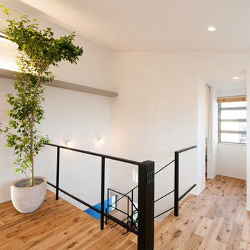 Design with open feeling that does not show private life 私生活を見せない開放感のある住宅デザイン