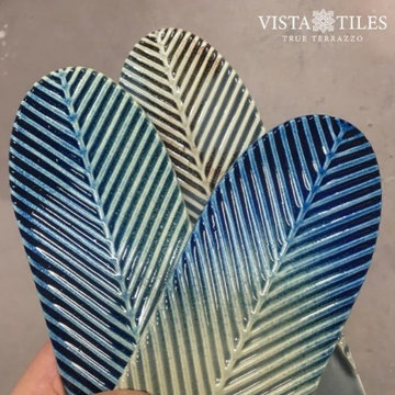Palm Leaf Ceramic Tile