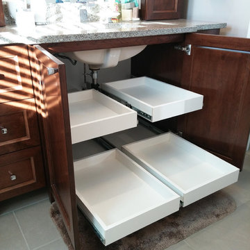 Bathroom Pull-Out Shelves