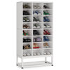 Tribesigns 8-Tier Shoe Storage Cabinet, 24 Pair Freestanding Cube Shoe Rack