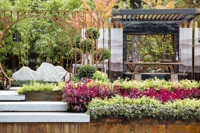 Inspiration for an asian garden in Melbourne.
