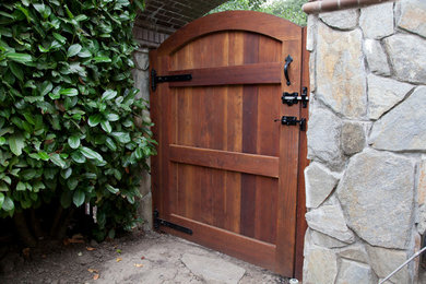 Heavy Traditional Wood Gate featuring Gatemate Hardware