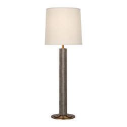 Robert Abbey - Robert Abbey Anna Faux Snakeskin Buffet Table Lamp - Table Lamps