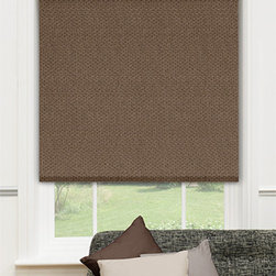 Blinds.com Premier Decorative Roller Shades in Palm Rattan - Roller Shades