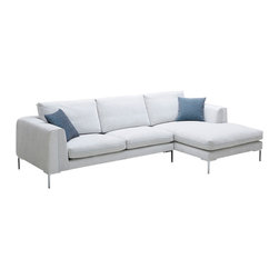 Bianca Fabric Sectional - Sectional Sofas