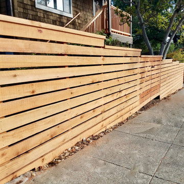 San Rafael Horizontal Fence Property Line Fence