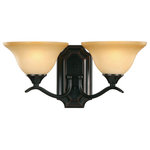Hardware House - Hardware House 2 Light Dover Wall and Vanity Fixture, Classic Bronze - Dover series 3-light bath/wall light