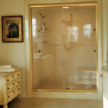 Centec Stall Slider with Antique Glass