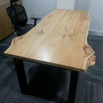Live Edge Maple Office Desk