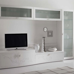 Italian Wall Unit Prestige Liberty 108 by Spar - $6,785.00 - Entertainment Centers And Tv Stands