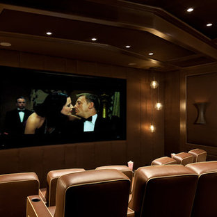 Example of a classic home theater design in Columbus
